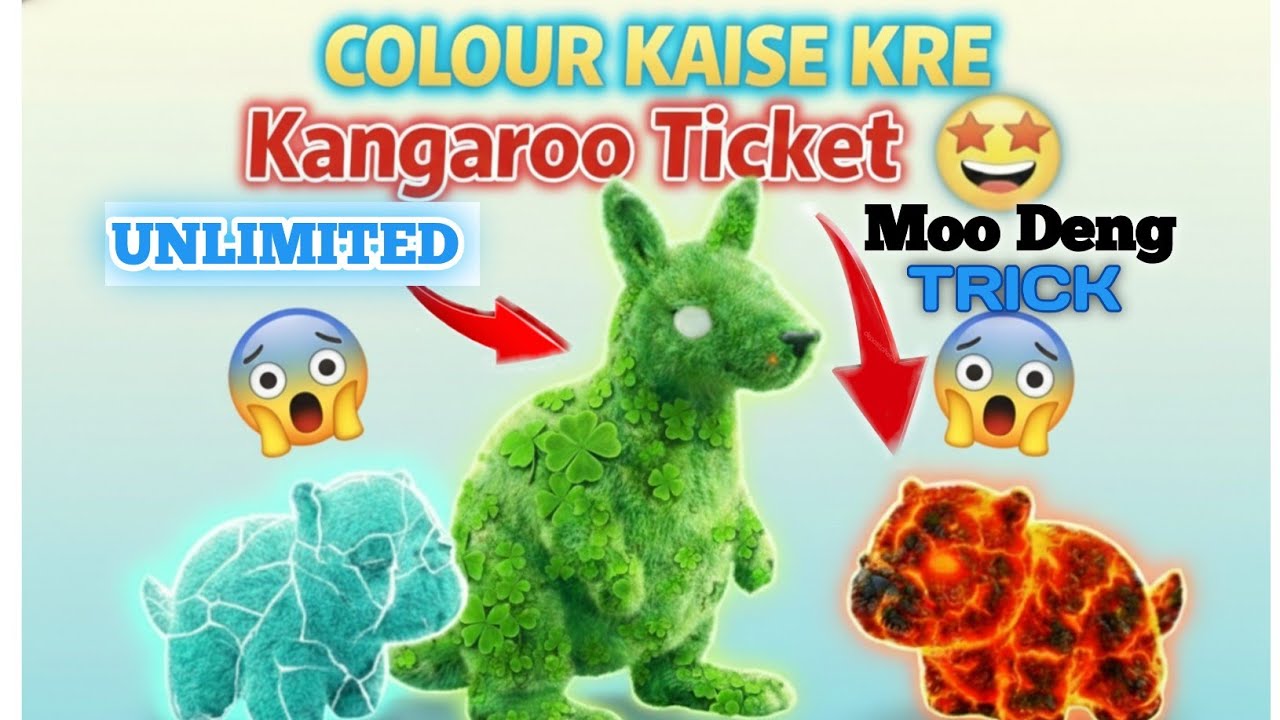 Clover🍀Kangaroo😍& Moo Deng😱 Fusion Trick ||Free Fire Steal A Pet|| 