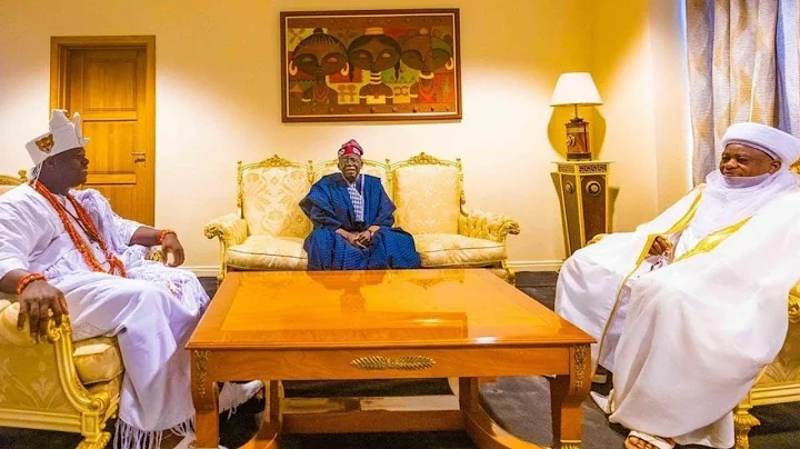 OONI OF IFE, OBA DEMOLA ELEGUSHI,SULTAN OF SOKOTO VISITS PRESIDENT TINUBU IN ABUJA