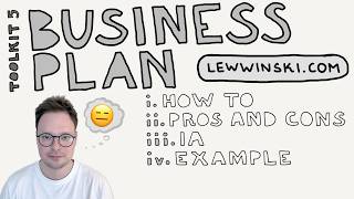 TOOLKIT 5 BUSINESS PLAN IB BUSINESS MANAGEMENT how to pros cons sample example IA