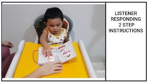 Listener Responding Two Step Instructions