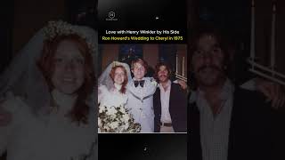 "Ron Howard's Wedding to Cheryl in 1975 - A Timeless Love with Henry Winkler by His Side"