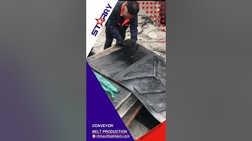 The operation video of the vulcanization joint of the rubber conveyor belt is taught.The first part