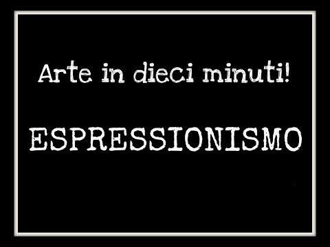 Video: Differenza Tra Impressionismo Ed Espressionismo