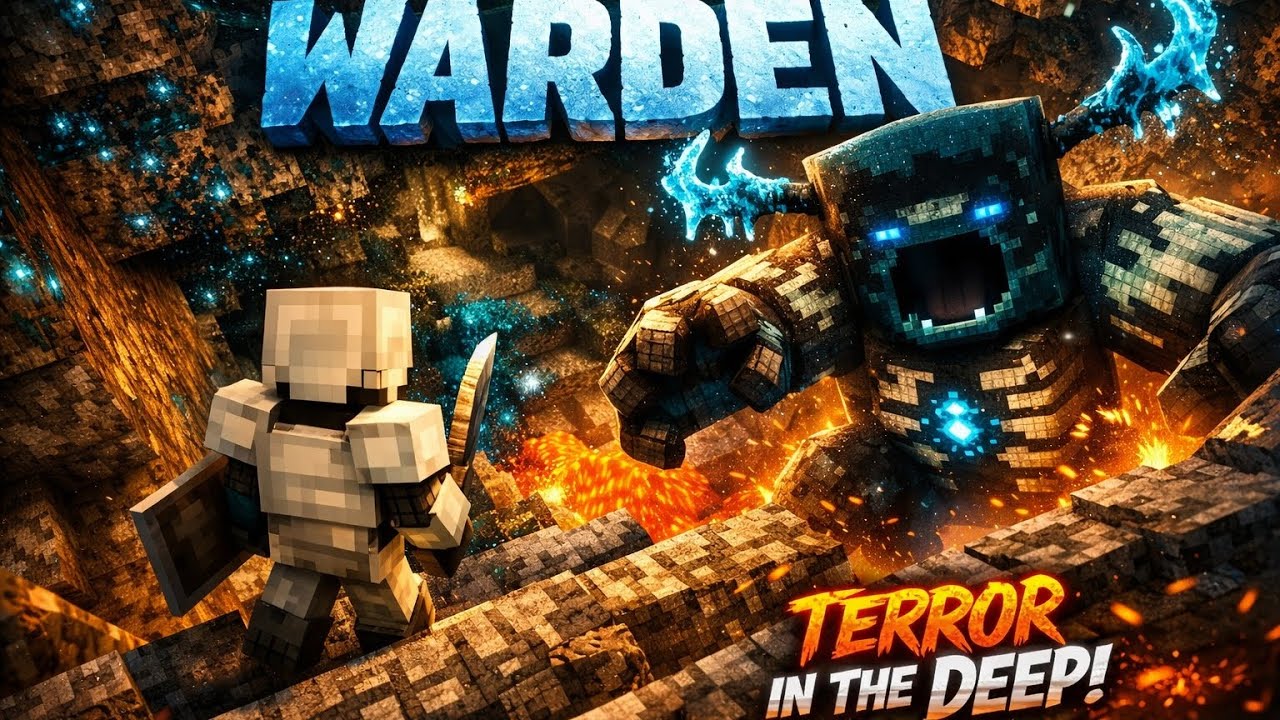 I Found WARDEN CAVE!!! In my Minecraft Hardcore World 😰 - Ep-02 - YouTube