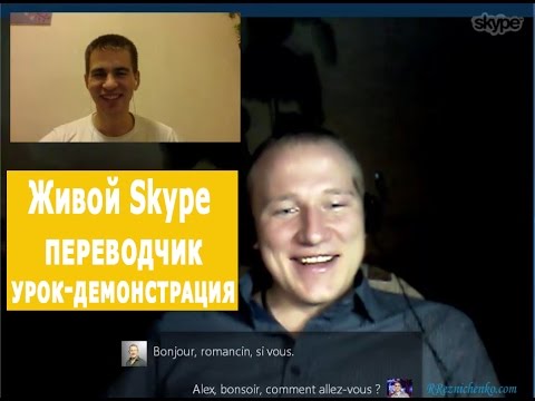 Живой переводчик в Skype. Общение без границ. Урок-демонстрация. Крюков-Резниченко