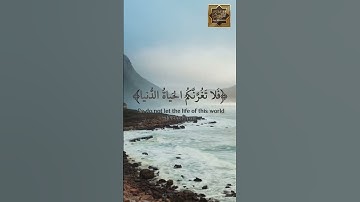فلا تغرنكم الحياة الدنيا ولايغرنكم بالله الغرور - سورة فاطر - القارئ ياسر الدوسرى
