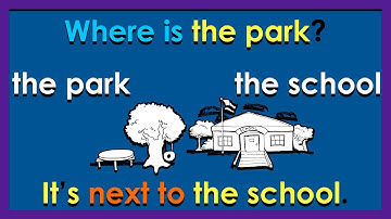 Preposition - Next To  (Where is?) | Learn English - Mark Kulek ESL
