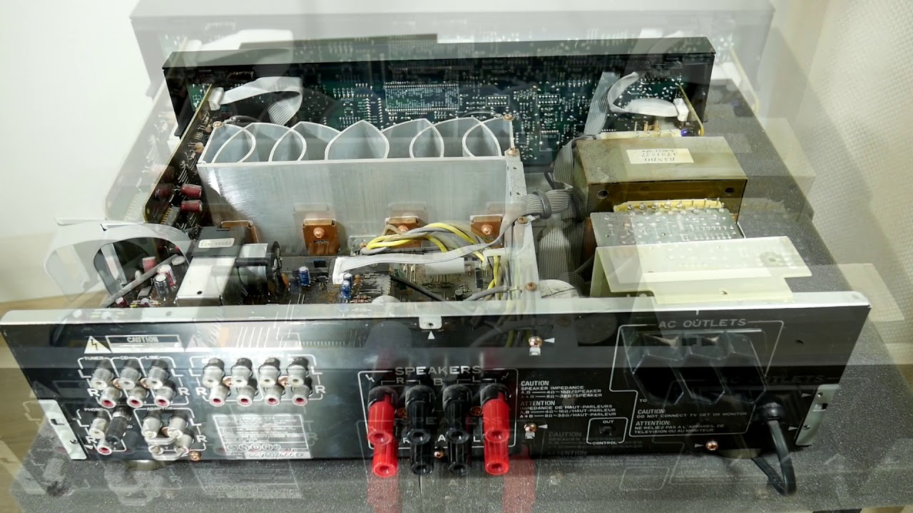 Pioneer A503R Stereo Integrated Amplifier look inside + first look