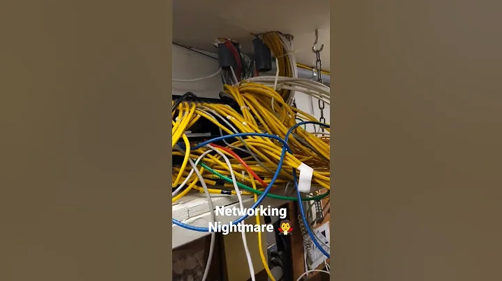 Networking Nightmare - Network rack clean up and fix coming up