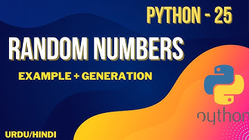 Generate random numbers (Get different values from list) Python Urdu/Hindi || Jawad Aslam