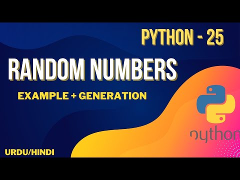 Generate random numbers (Get different values from list) Python Urdu/Hindi || Jawad Aslam