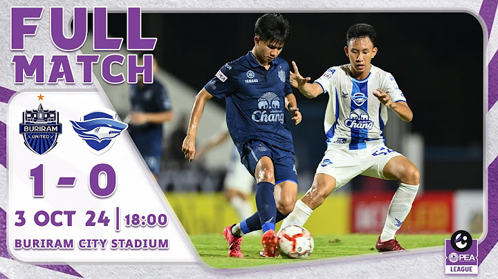 LIVE PEA U23 Youngster League 2024 : บุรีรัมย์ ยูไนเต็ด vs ชลบุรี เอฟซี