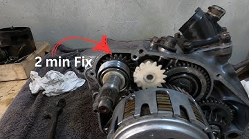 How to Fix: Motorbike Kickstarter not Engaging Yamaha DT 125 / 200r