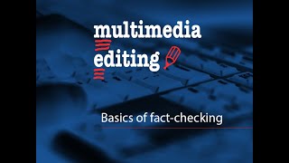 Overview of fact-checking