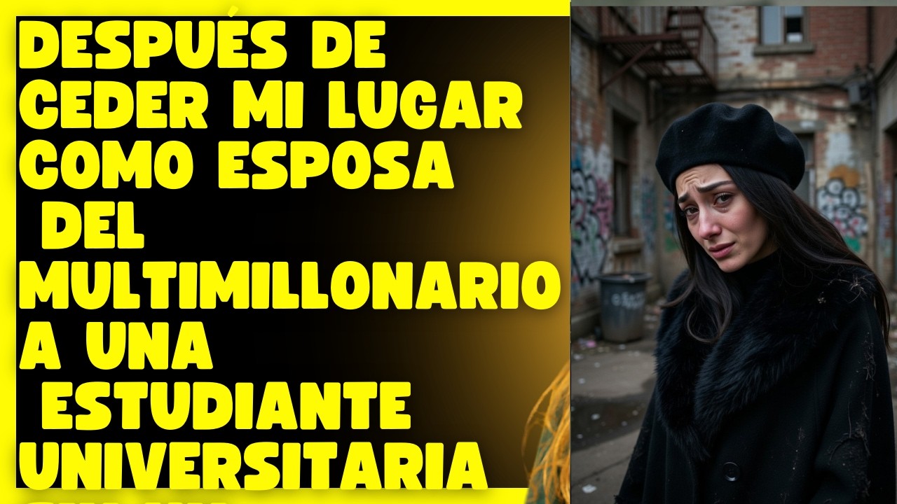 Después de ceder mi lugar como esposa del multimillonario a una estudiante universitaria sin un