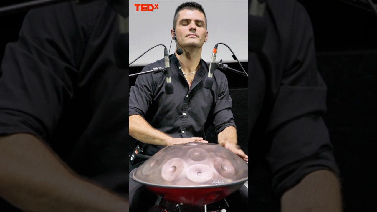Loris Lombardo TEDX Courmayeur - Lombardo Handpan D minor 14 notes
