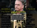 BOMBA: BOLSONARO PERDE PATENTE? #shorts