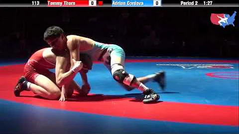 Fargo 2012 113 1st Place Match: Tommy Thorn (Minne...