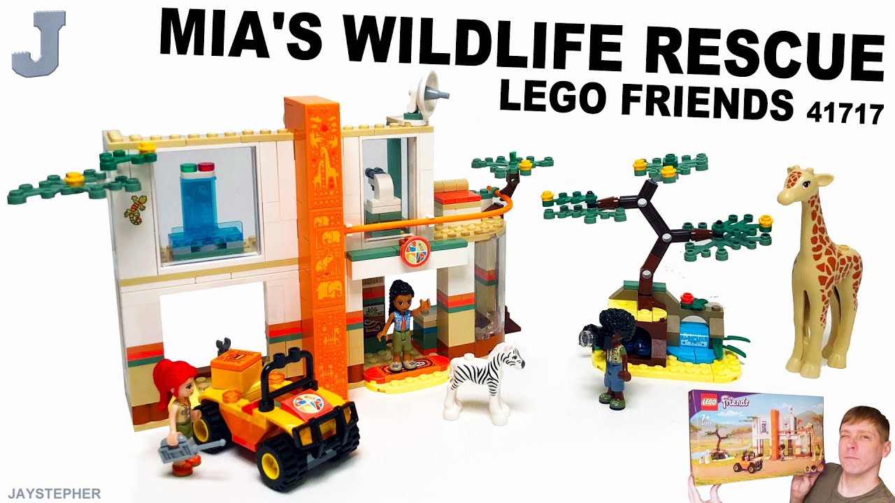 41717 Review & Friends - Mia\'s LEGO YouTube Rescue 2022 Exploration Wildlife