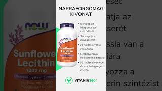 Now Foods Sunflower Lecithin 1200 mg bemutató