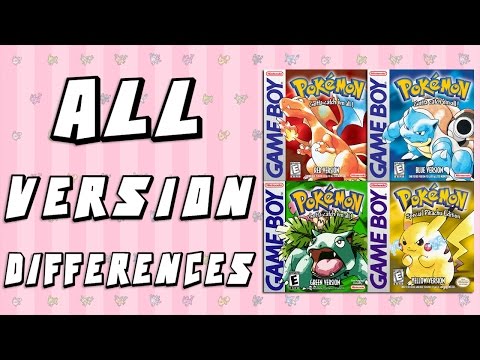 Pokmon Red and Blue vs Fire Red and Leaf Green  Pokemon red blue, Pokemon  firered, Pokemon red
