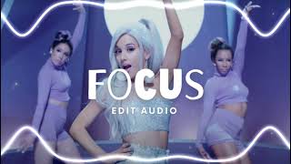 EDIT AUDIO // FOCUS (Ariana Grande) Resimi