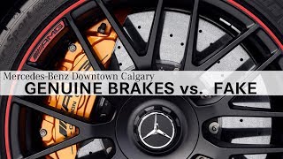 genuine vs. fake - brakes | test | mercedes-benz genuine parts