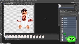 Как сделать анимацию в Фотошоп. Урок 2 - How to make an animation in Photoshop. Lesson 2(В предыдущем видео мы с вами делали анимацию объекта у которого та часть, которую нам нужно анимировать,..., 2016-07-29T08:27:12.000Z)