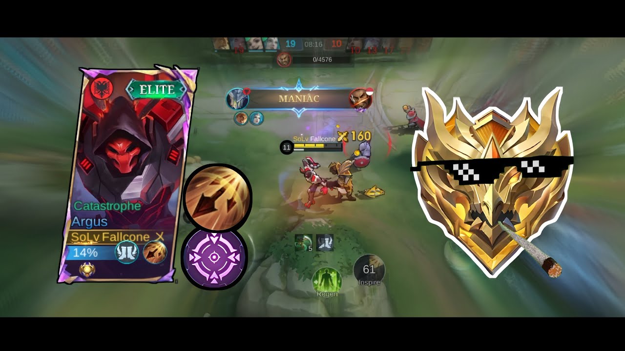 Maniac!! One Hit Build Argus New Damage Hack Auto Victory (you must try)🔥