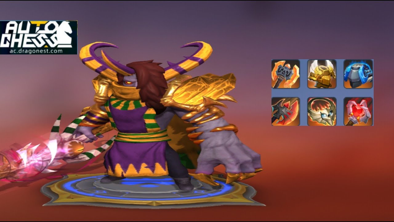 Auto Chess/FULL BUILD WARRIOR - YouTube