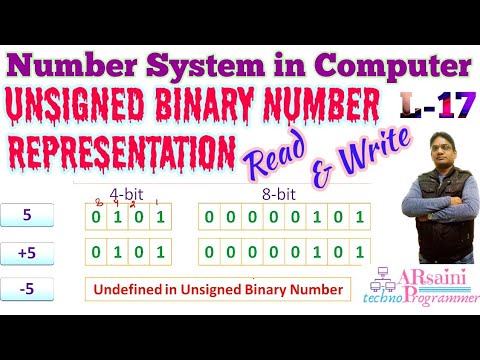 Unsigned binary number representation (read & write) - YouTube