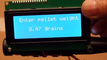 BALLISTIC CHRONOGRAPH FOR AIR RIFLE, ARDUINO