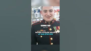 WORST Stolen Valor at Gas Station 😳⛽️