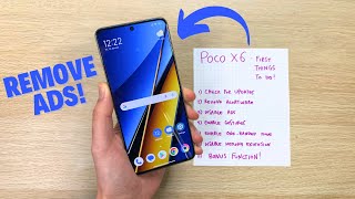 Poco X6 5G - First Things to Do! (Remove ADS..)