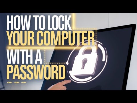 How to Lock Computer with password windows 10 , windows 7 windows11 ...