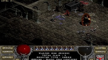 Diablo The Hell Mod — Glad vs Dregbez (Solo, No Potions)