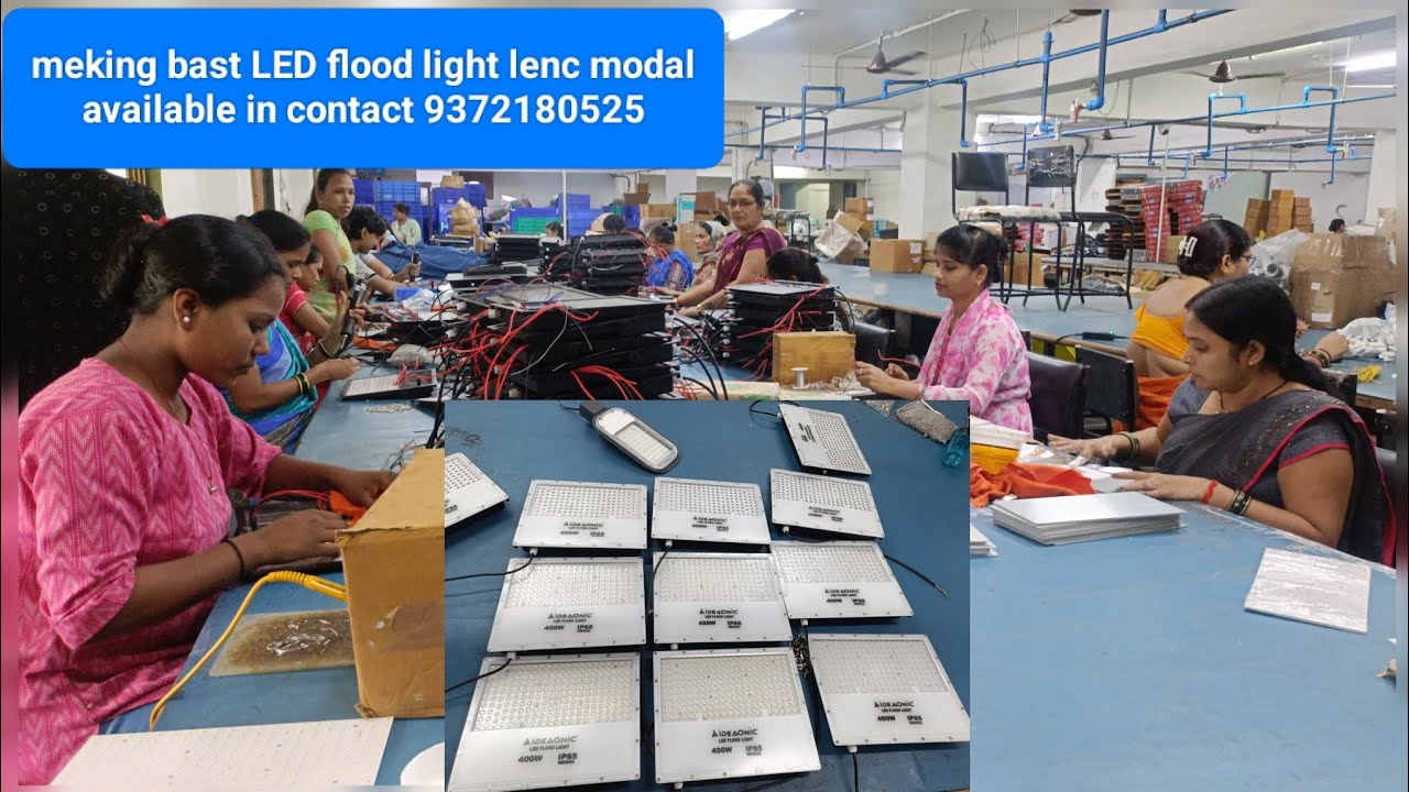Making bast LED flood light lenc modal mo 9372180525 