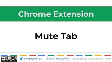Chrome Extension   Mute Tab