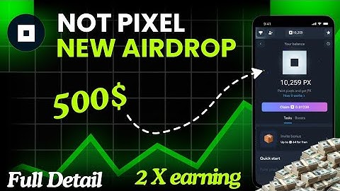 Not Pixel Airdrop | Not Pixel 2x earning Trick | Not Pixel Telegram mining