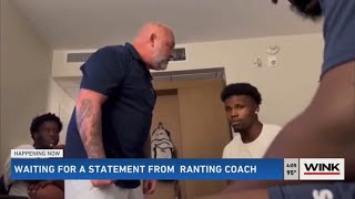 Caught on camera head coach yells insults and threats at player