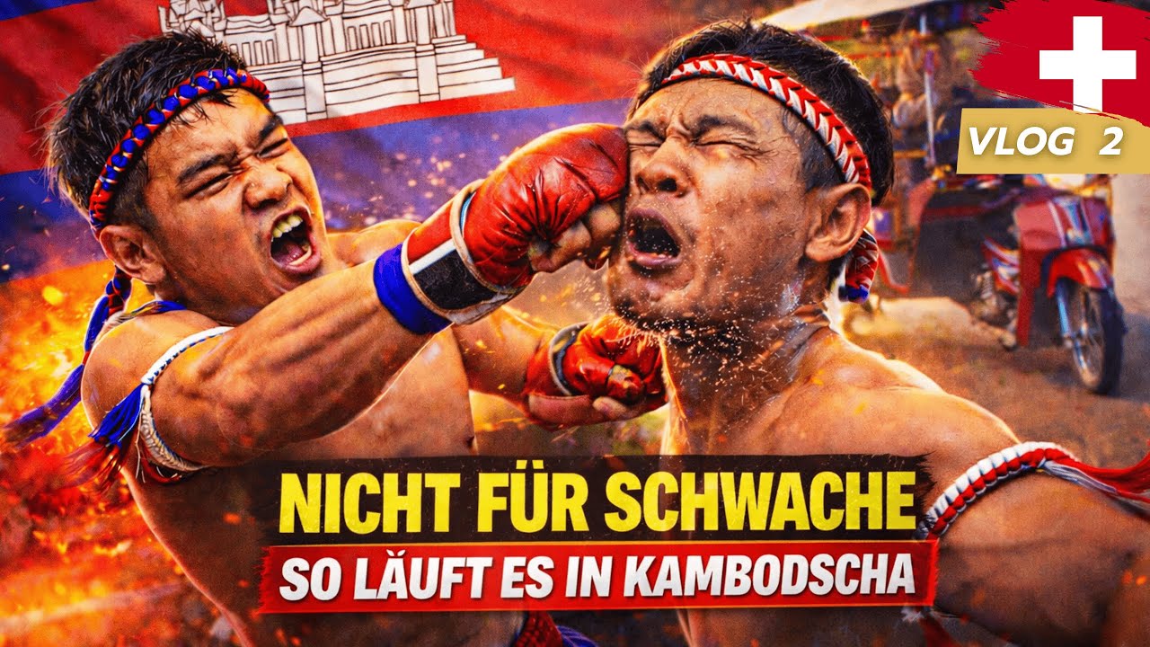 🇨🇭 Khun Khmer Kampf in Phnom Pneh | Business, Gym und Kampfkunst Vlog