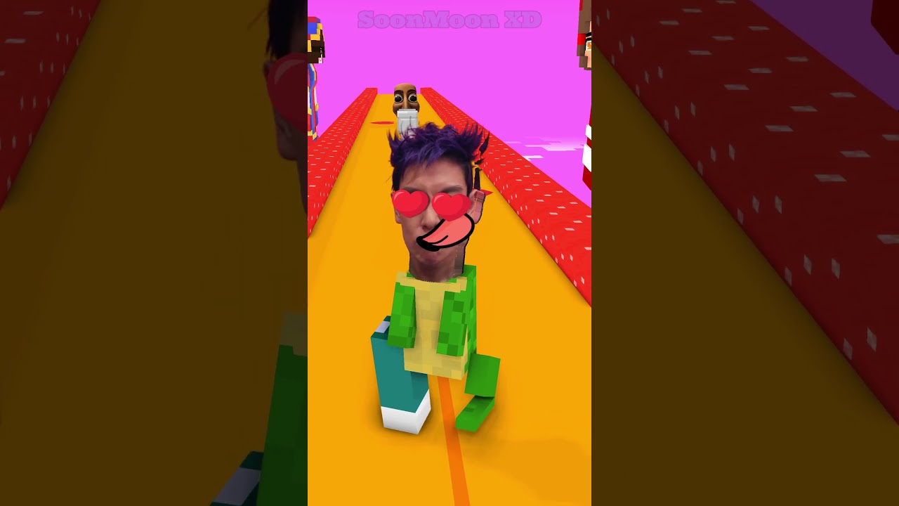 Thanos & Kang Mi-na Frog Prince Run Challenge MINECRAFT - ANIMATION 