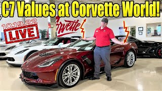 C8 Pricing DROPPED at Corvette World. What about C7's?