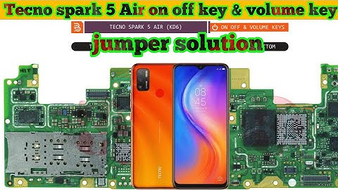 Tecno spark 5 Air on off key & volume key not working jumper solution|#thesoilboy
