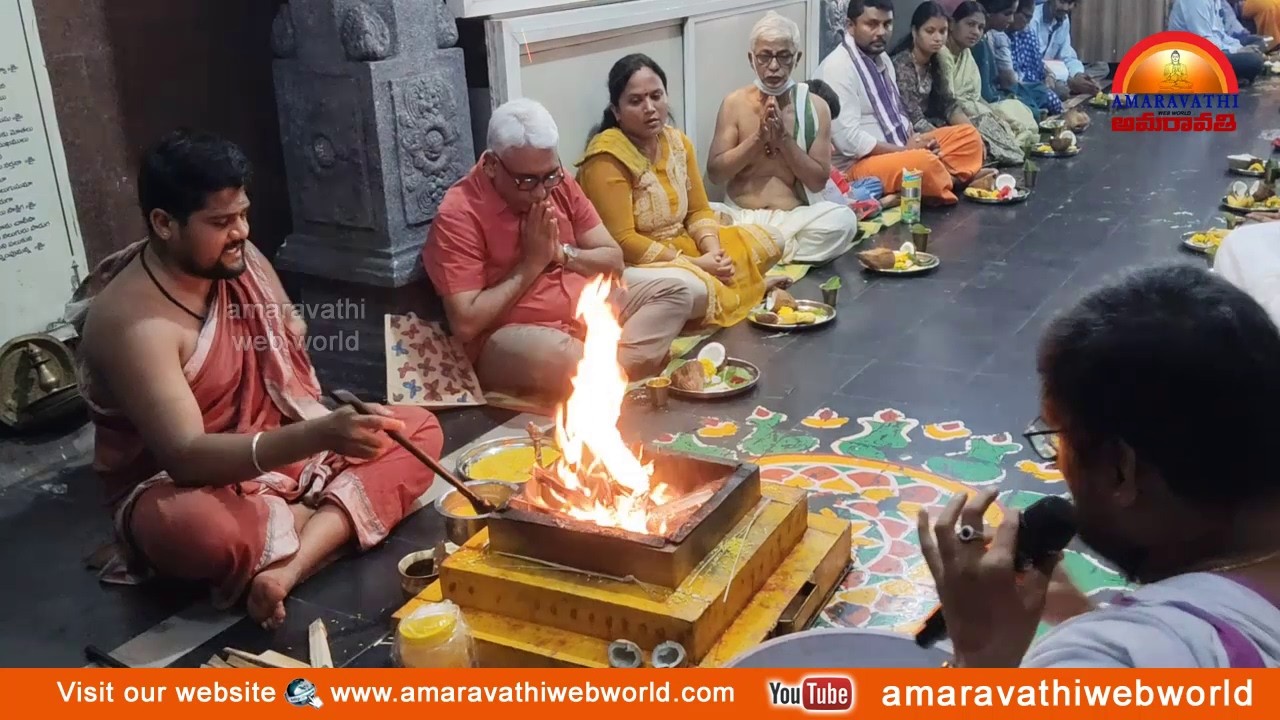 amaravathi : vsp-శ్రీ ఆంజనేయ స్వామివారి దేవాలయం || పౌర్ణమి ||మన్యు సూక్త హోమం||పూర్ణ మార్కెట్ Vizag.