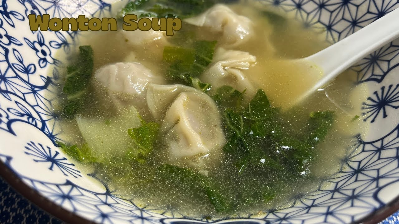 Easy Homemade Wonton Soup | Better Than Takeout Chinese Dumpling Soup