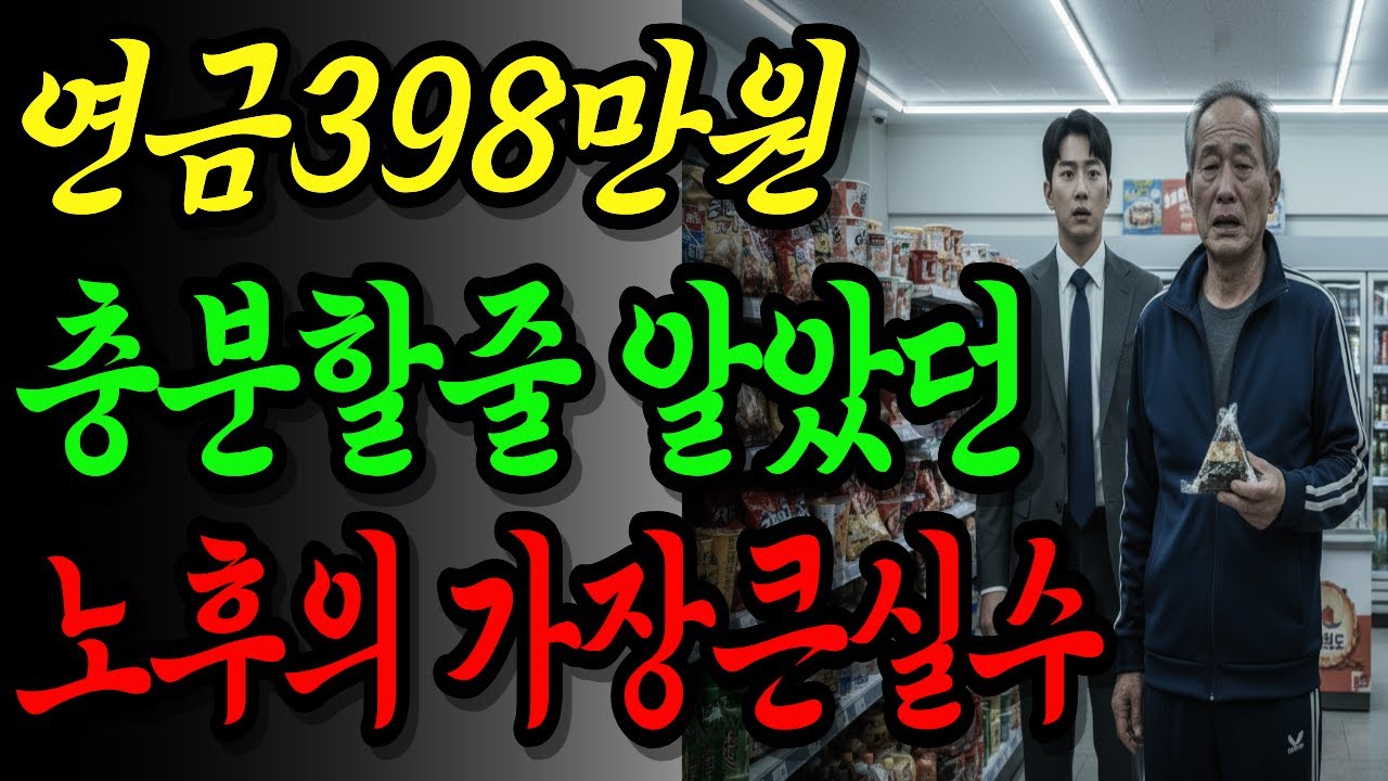 연금 200만원 받는 60대 부부가 1년 만에 깨달은 가장 큰 실수 3가지