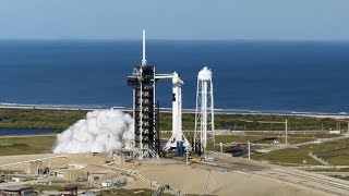 SpaceX Demo-1: Falcon 9 static fire test