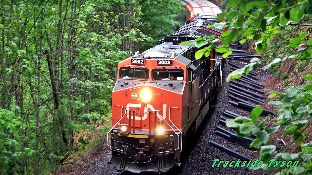BC Canyon Trains! CP Meet, Monster Size Potash Trains, and Busy Rail Action!