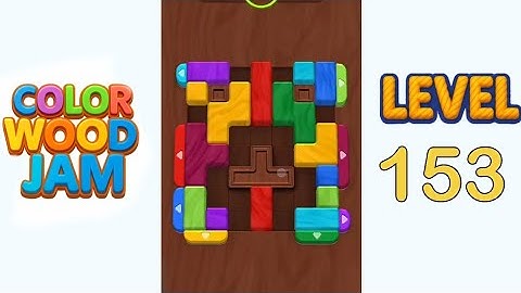 Color Wood Jam Level 153 Walkthrough Solution